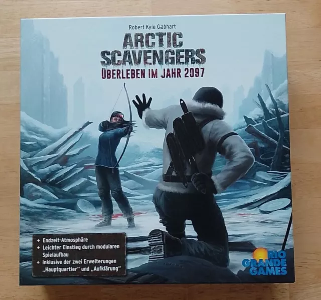 Arctic Scavengers - Brettspiel (Deutsch) - Neuwertig + Vollständig