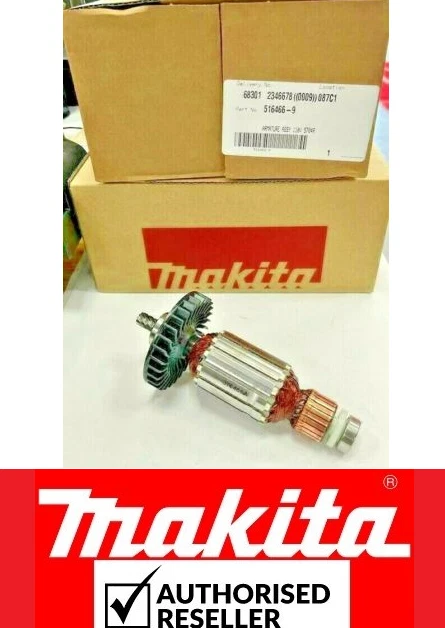 GENUINE MAKITA CIRCULAR SAW 5704R 110V ARMATURE ASSY 516466-9 £54.86 ...