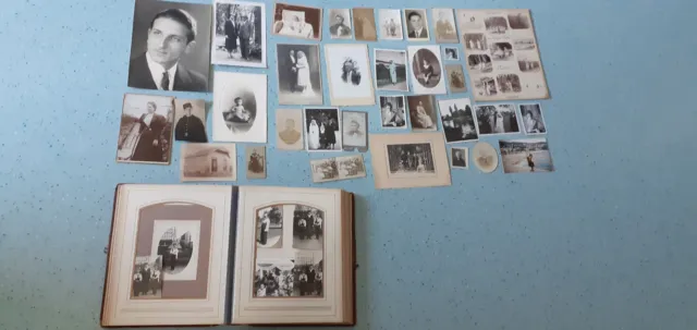 photos de famille - Album de 80 photos - 1890/1950