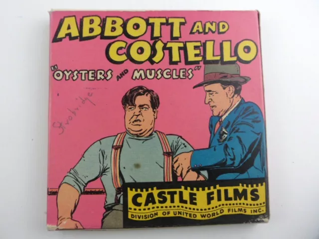 Abbott and Costello 8 mm ""Oysters and Muscles"" Castle Films edición completa 809