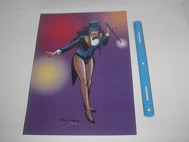 Dc Comics Zatanna The Magician 2006 Comic-Con Dick Giordano Poster Pin Up