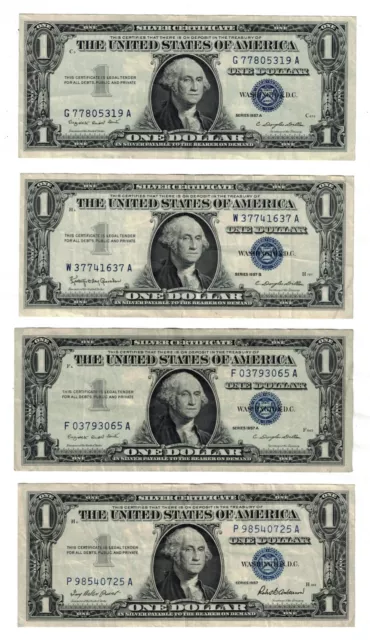 1957 A $1 One Dollar Silver Certificate Fr.1620