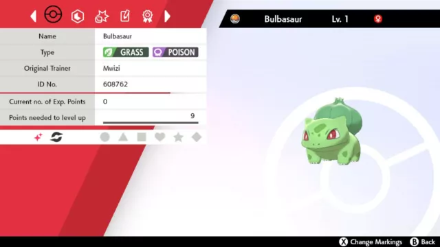 Ultra SHINY 6IV BULBASAUR / Pokemon Sword and Shield / Kanto -  Finland