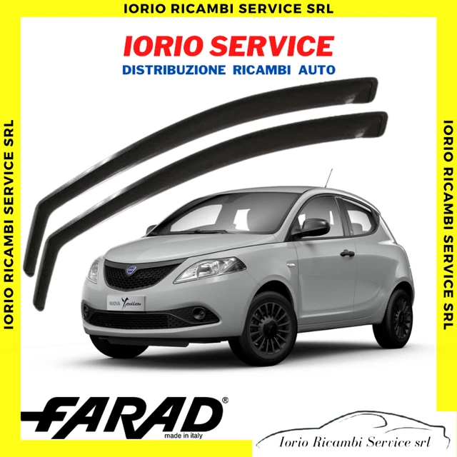 Deflettori D'Aria Farad Per Lancia Ypsilon 2003-2011 3 Porte - Antiturbo Fumé - Foto 10