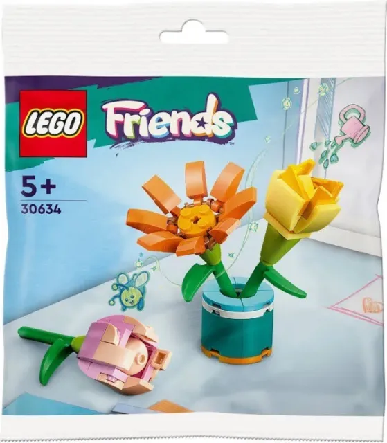 LEGO Flowers Polybag (30634). NEW. Rare, Retired. Sealed. TRACKED POST. Pretty