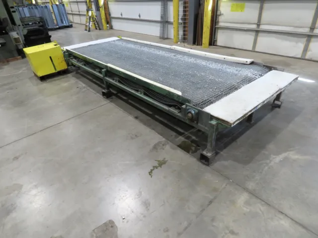 54"x 14' Steel Wire Mesh Belt Conveyor 1/3Hp 230/480V 3PH 1FPM