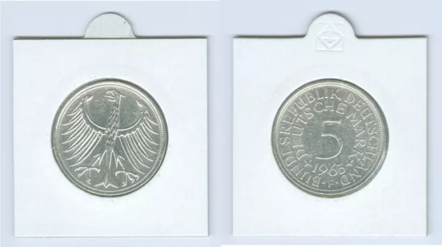 BRD 5 DM "Silberadler" ss (Wählen Sie zwischen den Jahren: 1951 - 1974 und DFGJ)