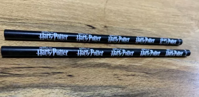 X2 The Making of Harry Potter Pencils & Warner Bros Studio Tour collectible Pair