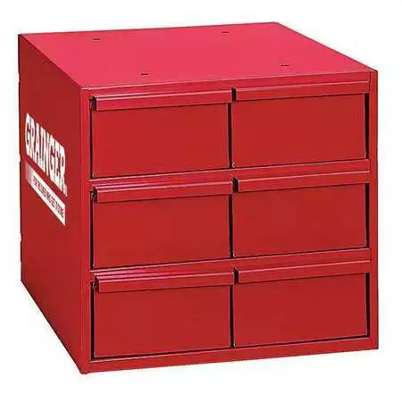 Durham Mfg 001-17-S1157 Drawer Bin Cabinet With 6 Drawers, Steel, 11 3/4 In W X