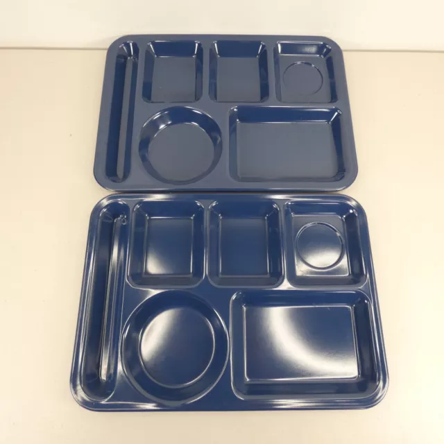 Set 18 Vintage Multi-color SiLite Stackable Lunch Cafeteria Trays Modern  Chicago USA