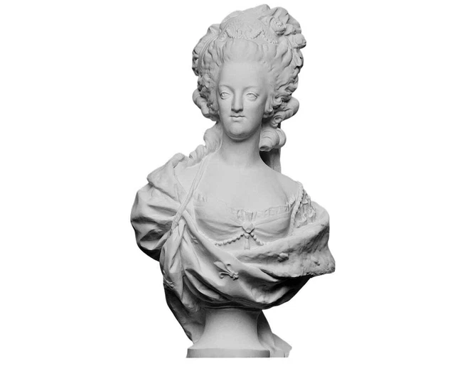 Portrait de Marie Antoinette Buste Statue Sculpture en marbre faite à la main