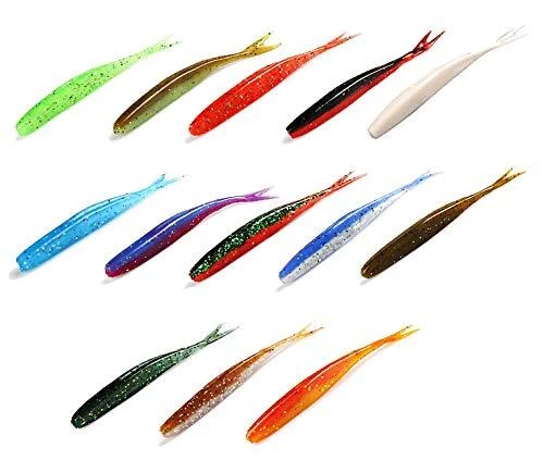 Patientia Jerkbait Lot de leurres en caoutchouc 75 cm