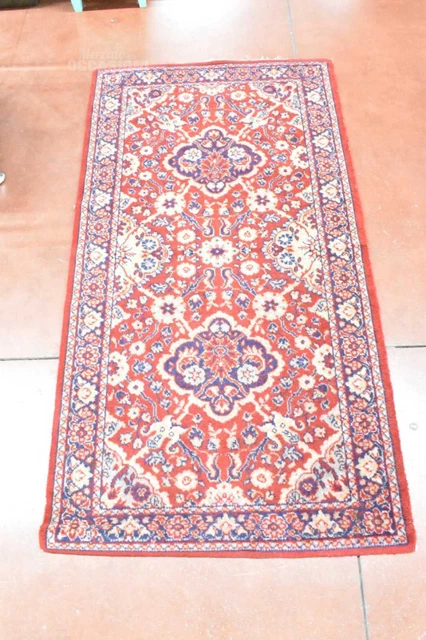 Alfombra 80x150 CM Rojo Azul