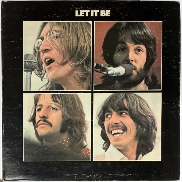 The Beatles LET IT BE USA 1970 Apple AR 34001 LP 33 1st US Press red apple label