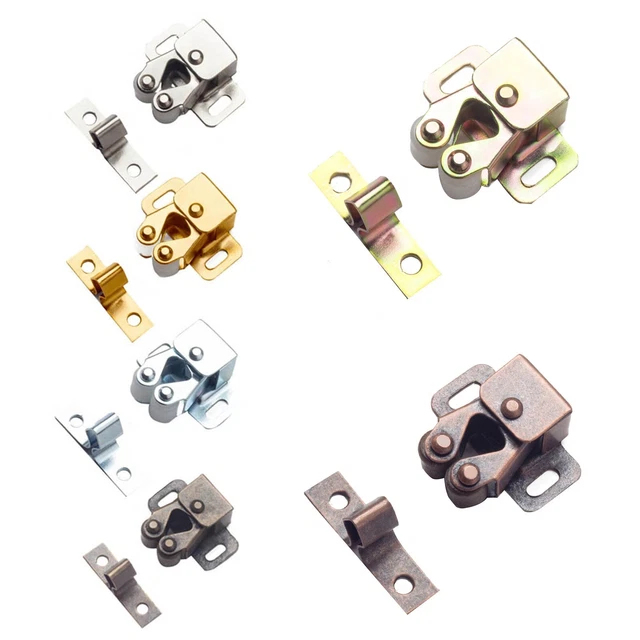 Sistema Push to Close per Armadi 10pz Tappo Porta Catture con Guarnizione in Gom