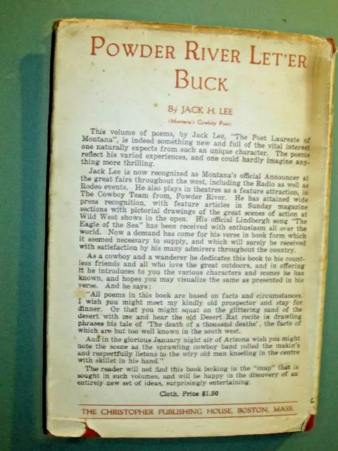 Powder River Let'er Buck Par Jack H. Lee, 2