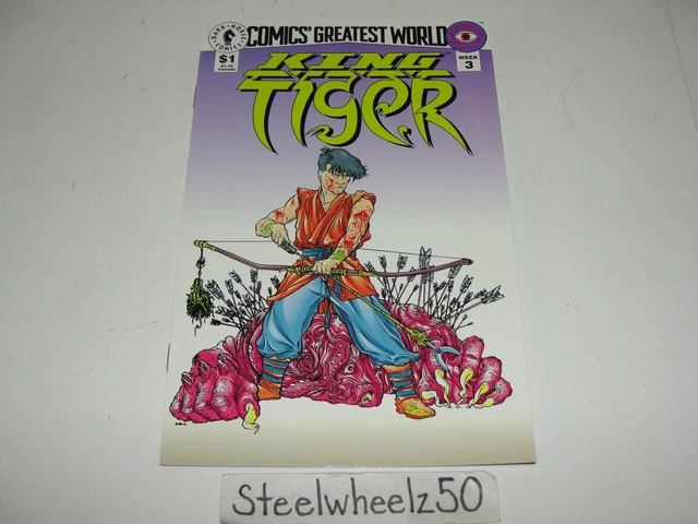 Comics Greatest World King Tiger Week #3 Comic Dark Horse Comics 1993 Darrow HTF