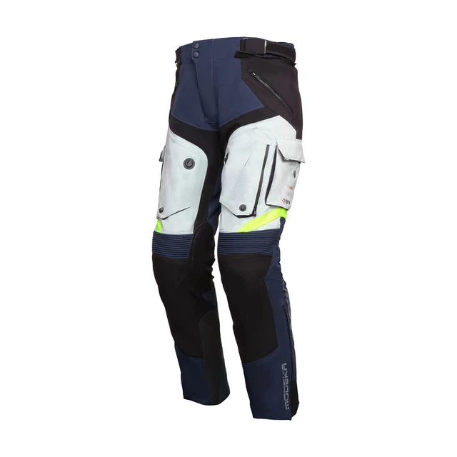 Modeka Panamericana II Pantaloni Motociclista Uomo (Blu/Grigio Chiaro) TG:XL