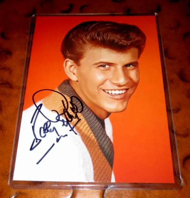 Bobby Rydell (dec) teen idol 5x7 signed autographed photo "Wild One" "Volare"
