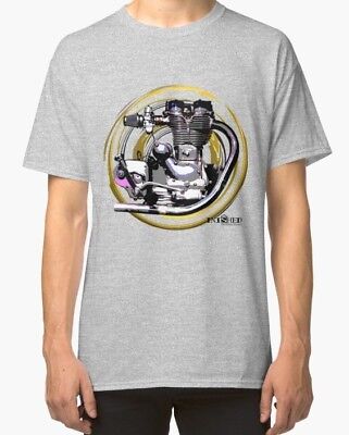 Royal Enfield Bullet vintage retro Motorcycle engine TShirt INISHED Productions