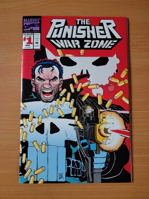 Punisher War Zone #1 Direct Market Edition ~ NEAR MINT NM ~ 1992 Marvel Comics