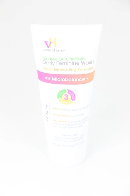 Aceite de árbol de té y prebiótico lavado diario femenino VH Essentials 6 oz u31C