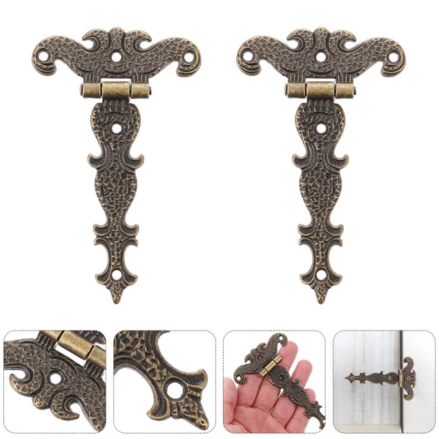 4pcs Decorative t Hinges Brass t Hinges Hardwar Barn Gate Door Hinges