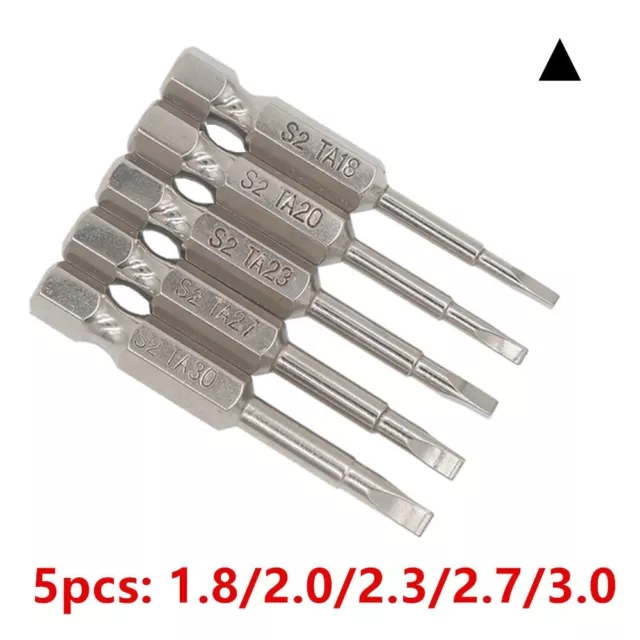 5 Magnétique Dreikant-Schraubendreher Bit Set TA1.8/TA2/TA2.3/TA2.7 /TA3.0mm