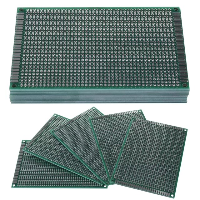 8X12Cm Double Side Protoboard Circuit Tinned Universal Prototype Pcb Board J#w#
