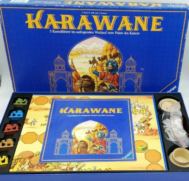 KARAWANE 🐫 Wettkampfspiel von Ravensburger ©1990 - vollständig, TOP Zustand*