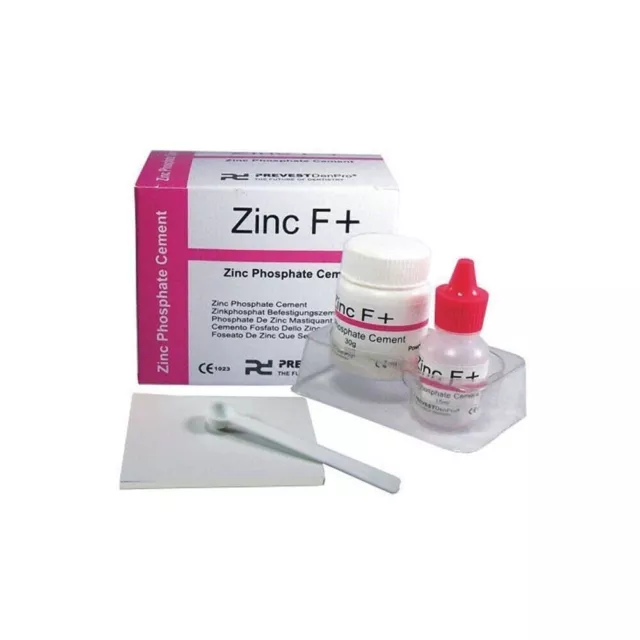 PERMANENT TOOTH FILLING DENTAL CEMENT KIT Zinc Polycarboxylate Cement ZINC F+ EB