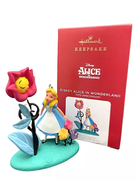 Hallmark 2021 Alice In Wonderland 70th Anniv. Keepsake Disney Ornament 3.5" NIB