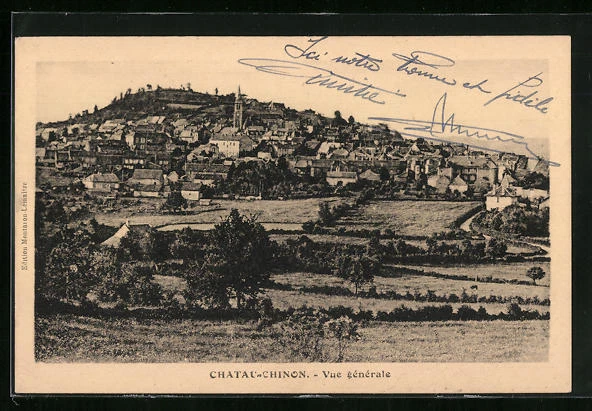CPA Chateau-Chinon, Vue générale