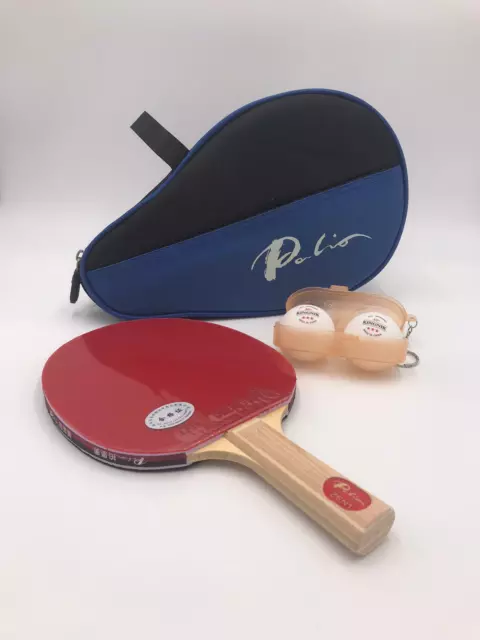 Batte de ping-pong enfants tennis de table par Palio + étui porte-balle GRATUIT cadeau