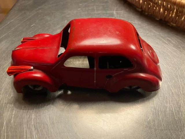 Miniature Panhard Dyna X Paris 1953 - Échelle 1/43 - Couleur Rouge Et Noir - Occasion