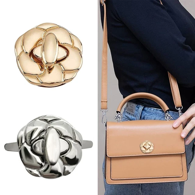 Zubehör Tasche Schnalle Drehverschluss Twist Lock Zum Selbermachen Handtasche Tasche Geldbörse Metallverschluss