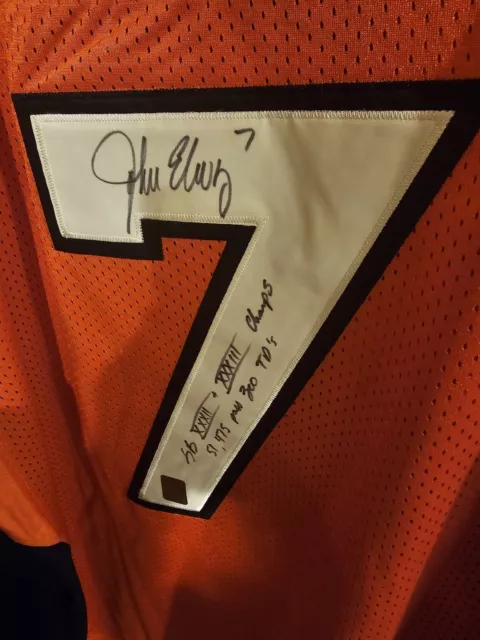 john elway autographed jersey