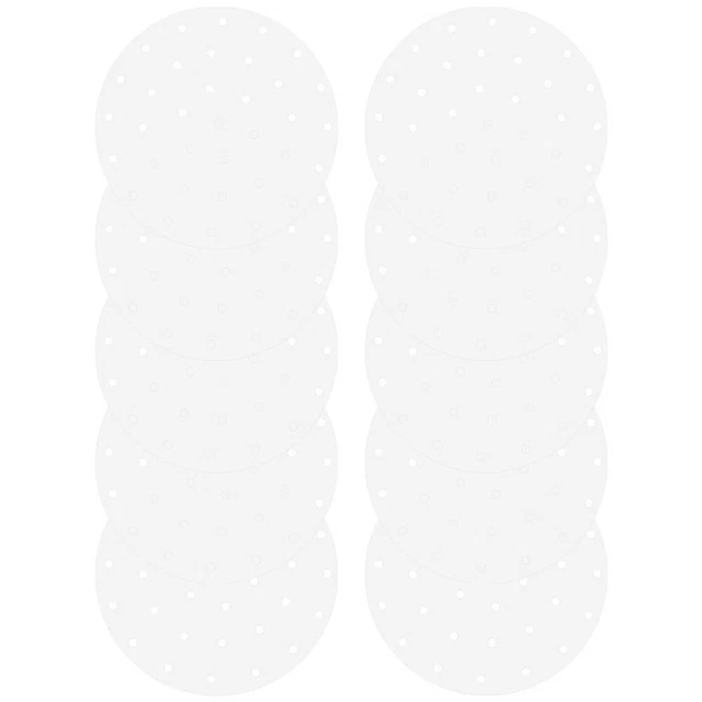 200 Fogli Di Carta Forata Per Friggitrice Ad Aria, 22x22cm, Pergamena Antiaderente E Resistente Al Calore