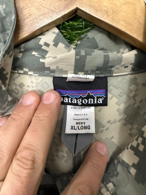 Patagonia ARMY Jacket Gen 3 Level 4 ACU Digital Digi Camo Wind XL Long