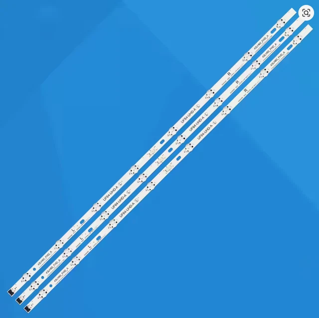 3 LED BACKLIGHT BARS Für TV LG 43UH610V 43UH619V 43UH603V 43UF6407
