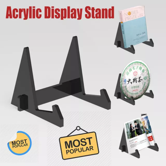Book, Plate, Phone, Tablet Acrylic Display Stand Perspex Retail Cookbook Holder