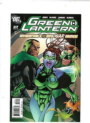 Green Lantern #27 DC 2008 Geoff Johns, Sinestro Corps War Crimes! NM- 9.2