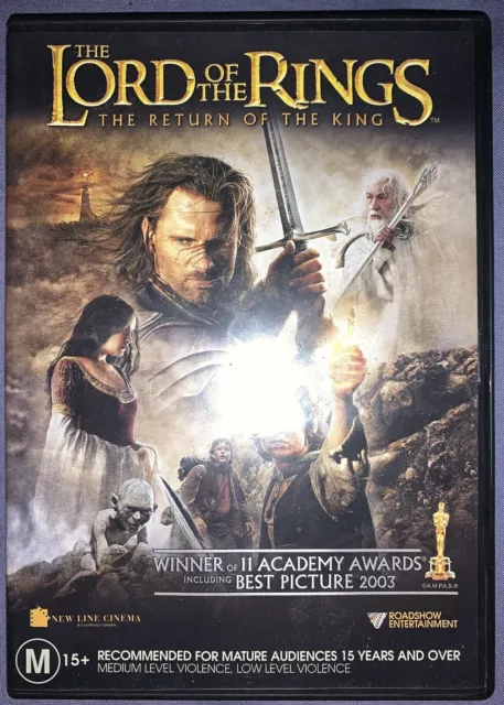 Lord Of The Rings, The - The Return Of The King (DVD, 2003) - FREE POST -