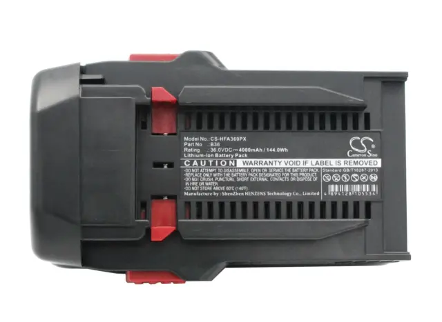 Ersatzakku CS-HFA360PX für Hilti 2203932 418009 B36 - 36 Volt 4000mAh Li-Ion