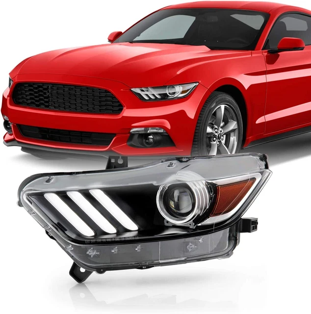 2015-2017 Ford Mustang Xenon HID Left LH Driver Side Headlight 2015-2017 Ford Mustang Xenon HID Left LH Driver Side Headlight