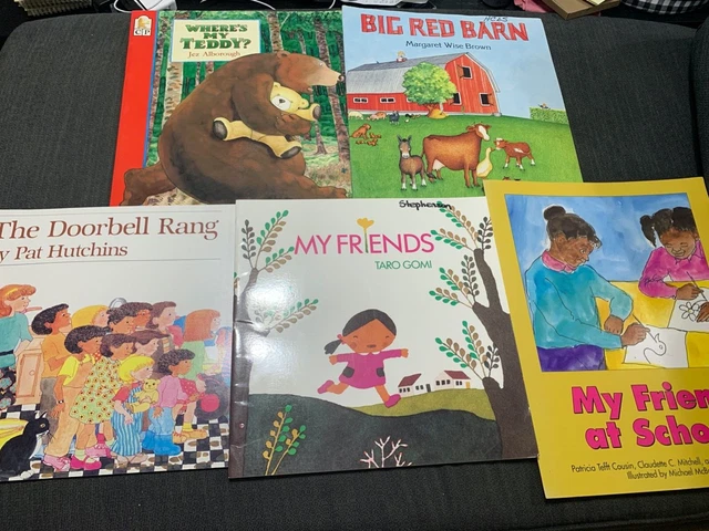 Lot 5 Teacher Big Books Oversized Easel My Friends The Doorbell Rang + Lot 5 Teacher Big Books Oversized Easel My Friends The Doorbell Rang +