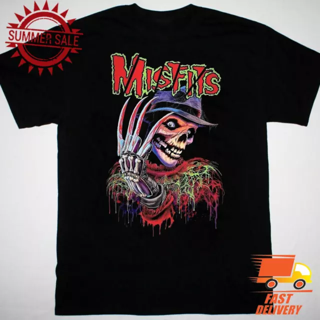 Misfits band Men T-shirt Black Short Sleeve All Sizes S-5Xl CP537