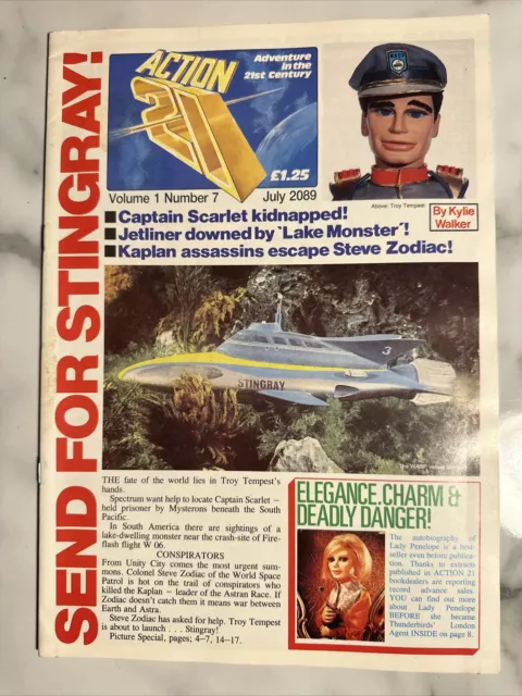 Action 21 Vo. 1. No. 7 Gerry Andersons Thunderbirds & Stingray July 2089 (1989)