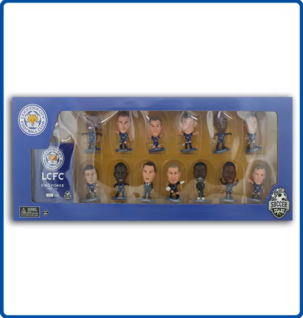 SoccerStarz Leicester Team Pack 13 Figure (2020/21 Classic Kit) ** BRAND NEW **