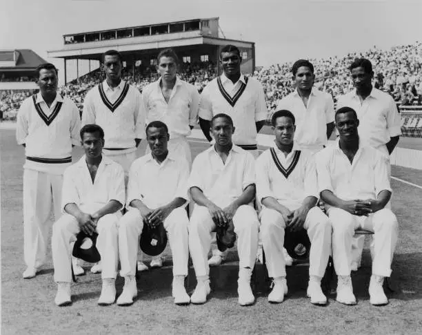 West Indian Test Cricket Team 1963 Old Photo